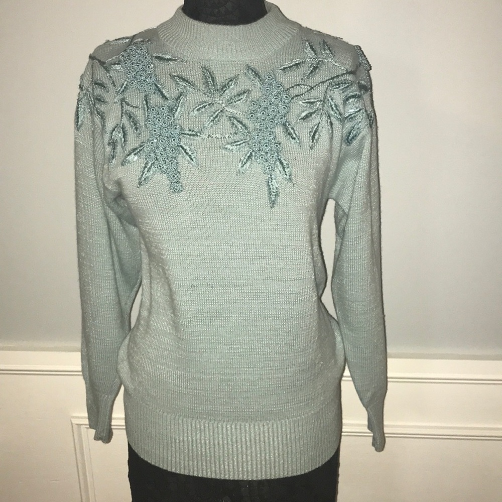 Vintage Beaded Sweater